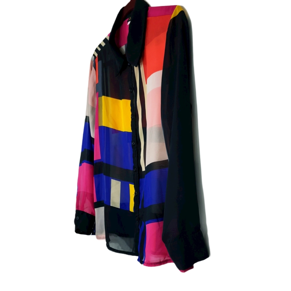 Salon Studio blouse -Size M - Picture 3 of 7